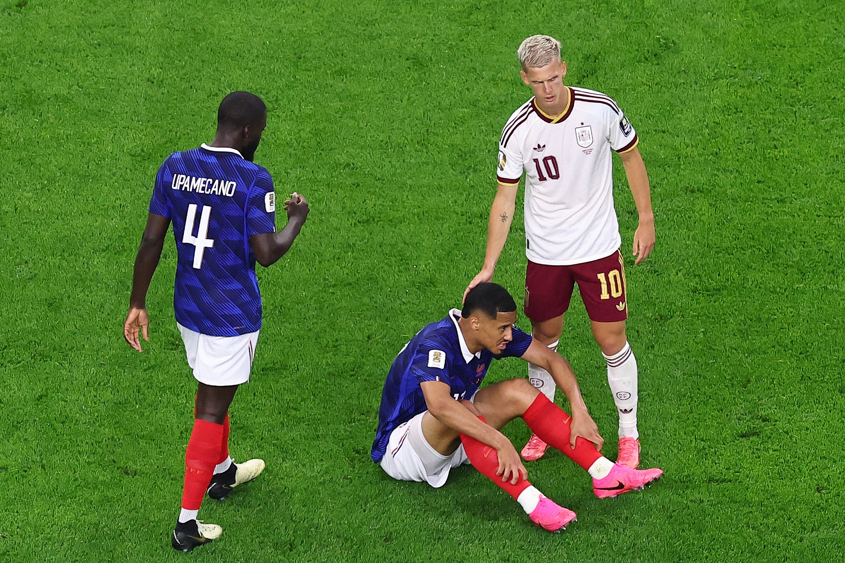 萨利巴背伤恶化或休5个月 德尚确认疼痛已无法忍受