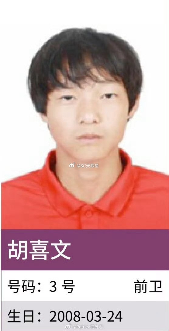 恒大足校08核心胡喜文转投津门虎 曾助U15国足东亚杯夺冠 恒大足校08核心胡喜文转投津门虎 曾助U15国足东亚杯夺冠