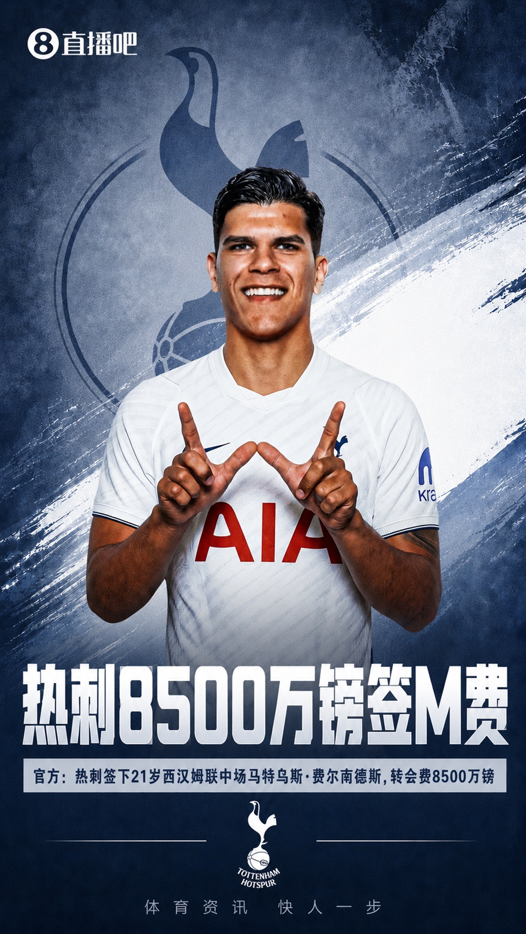 1.5亿镑入账!西汉姆降级后连卖两核,萨默维尔+费尔南德斯套现1.5亿 1.5亿镑入账!西汉姆降级后连卖两核,萨默维尔+费尔南德斯套现1.5亿
